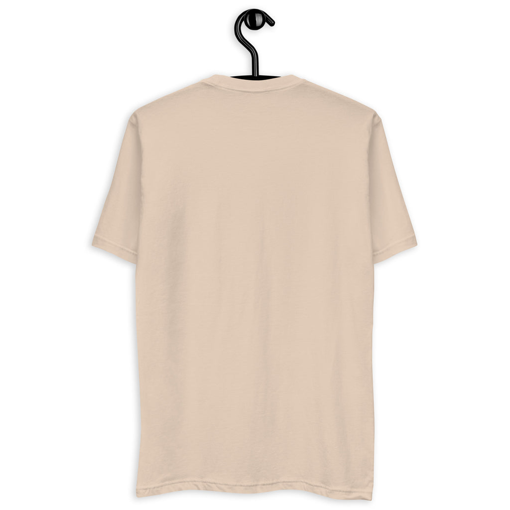 Cream Nuns Card Night short-sleeve tee, back view showing the unprinted back.