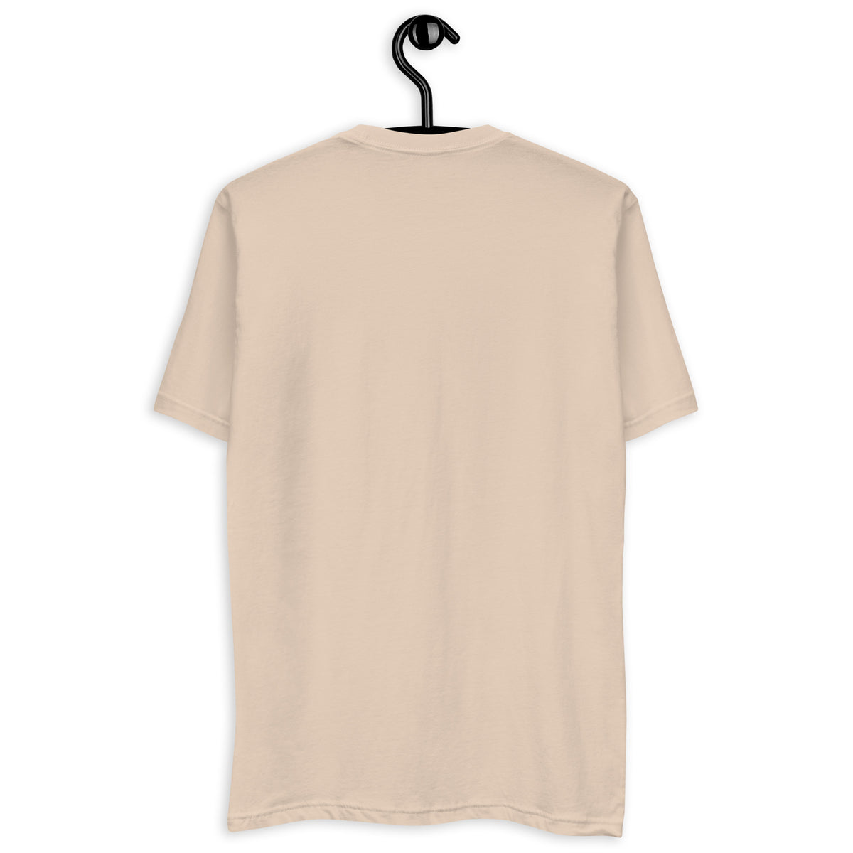 Cream Nuns Card Night short-sleeve tee, back view showing the unprinted back.