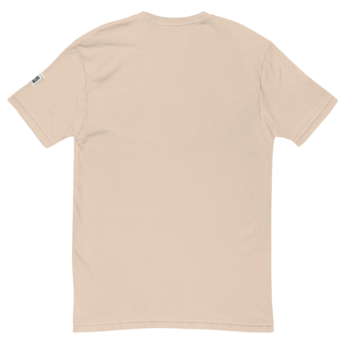 Cream Nuns Communion Wafers short-sleeve tee, back view showing the unprinted back.