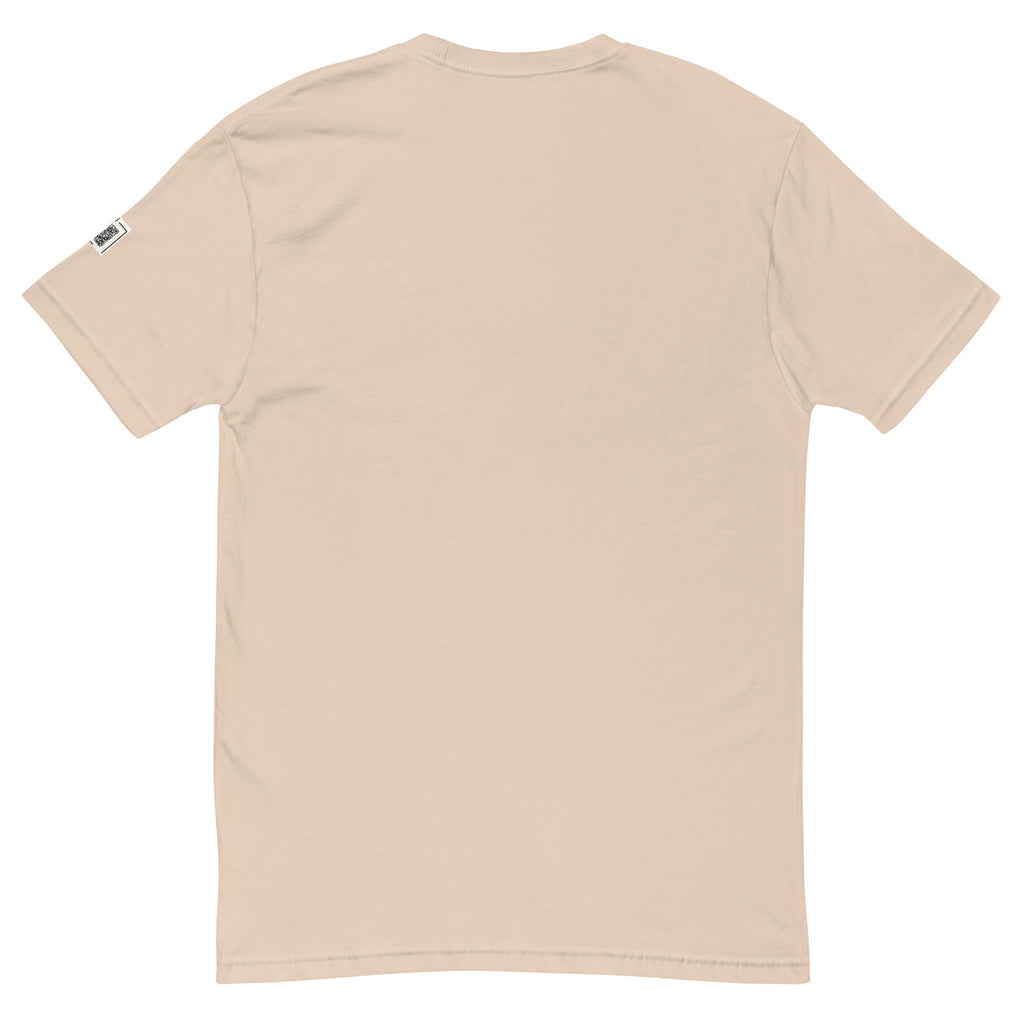 Cream Sick of Being Humble short-sleeve tee, back view showing the unprinted back.