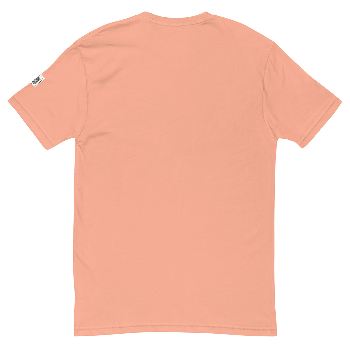 Desert Pink Nuns Card Night short-sleeve tee, back view showing the unprinted back.