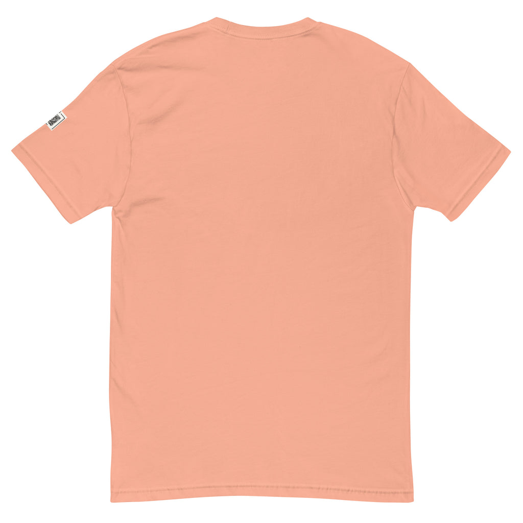 Desert Pink Sick of Being Humble short-sleeve tee, back view showing the unprinted back.