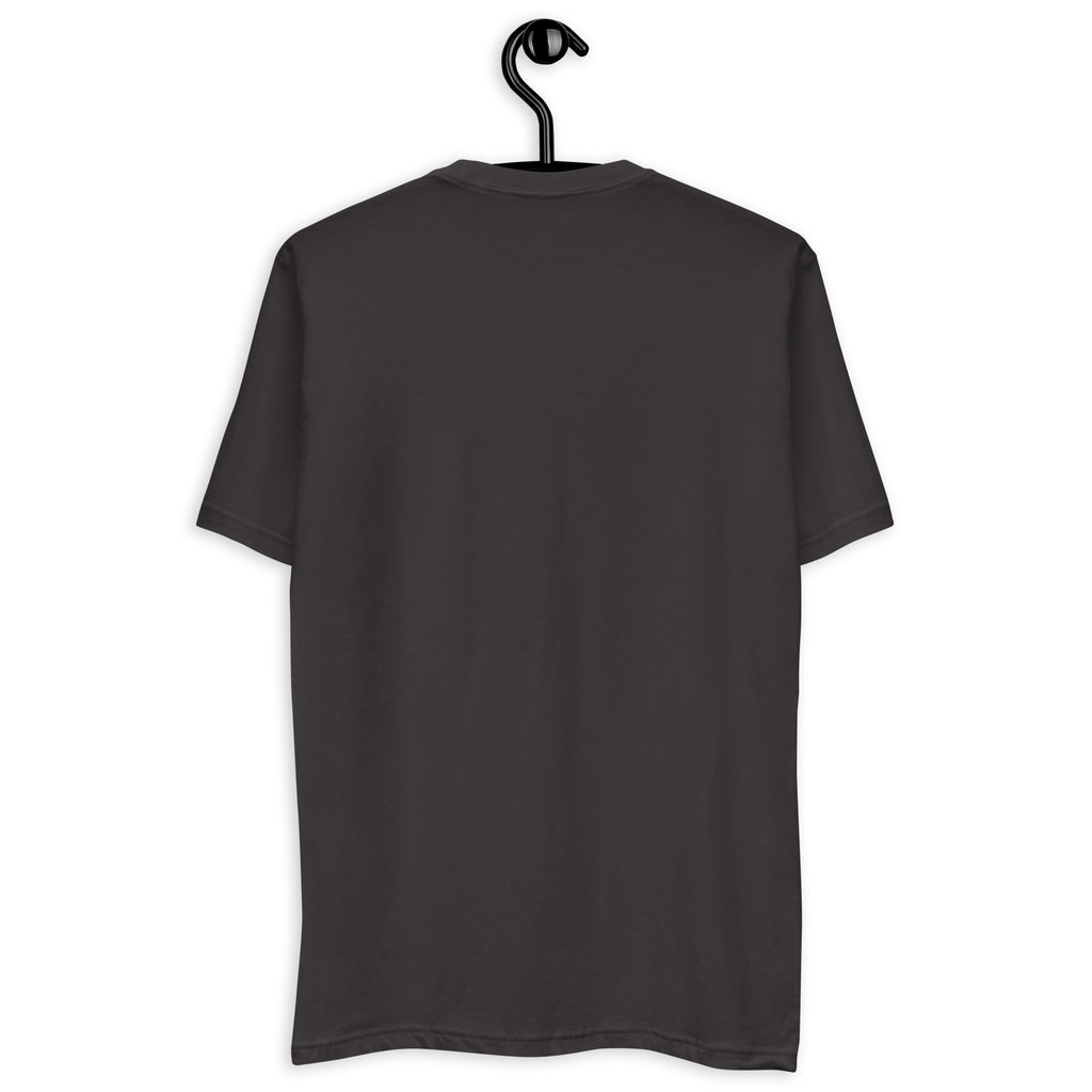 Graphite Black Am I Canceled Yet? short-sleeve tee, back view showing the unprinted back.