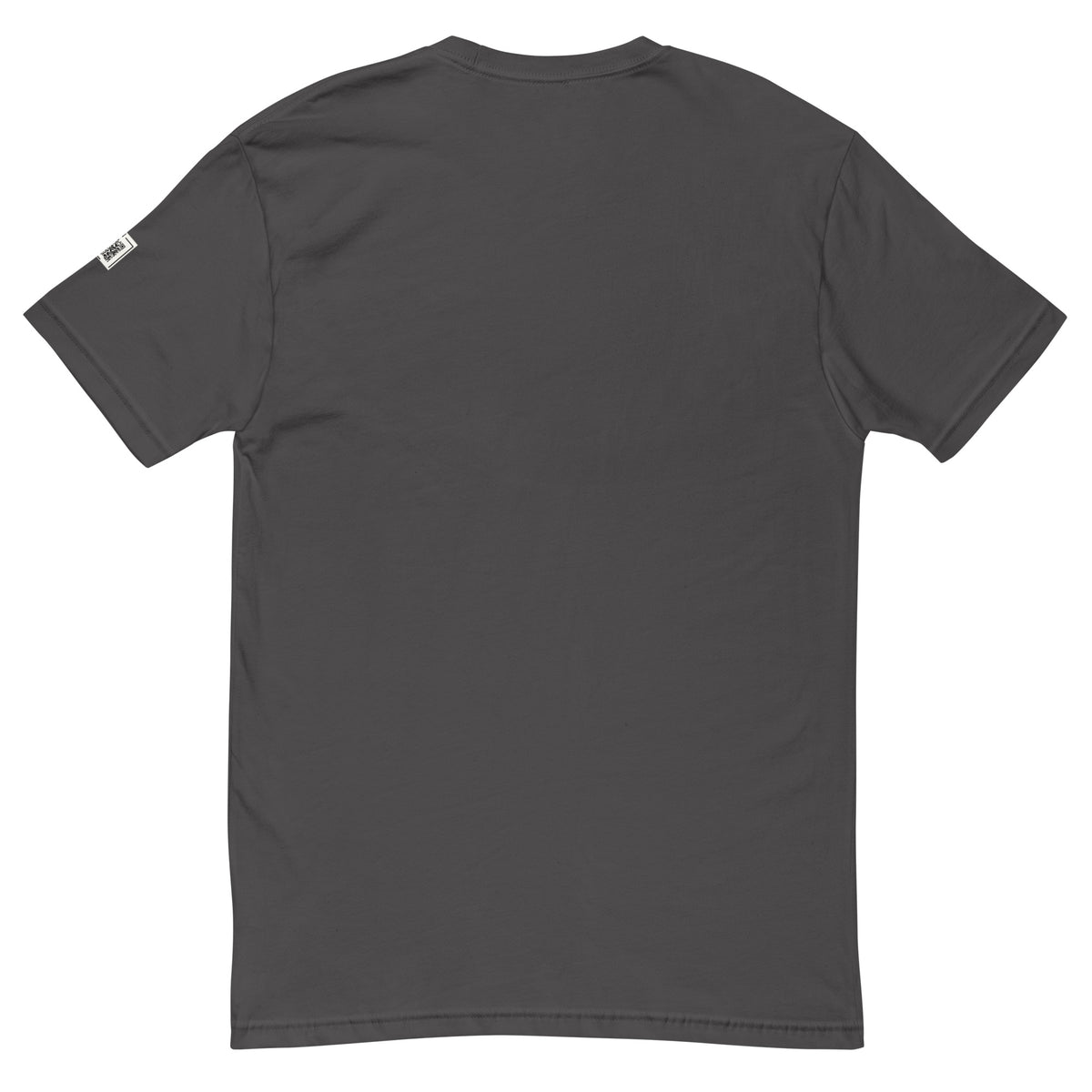 Heavy Metal You Can’t Have Manslaughter Without Laughter short-sleeve tee, back view showing the unprinted back.
