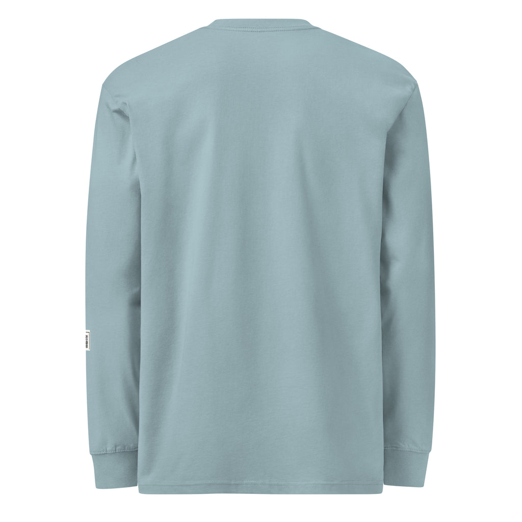 Agave Nuns Communion Wafers long-sleeve tee, back view showing the unprinted back.