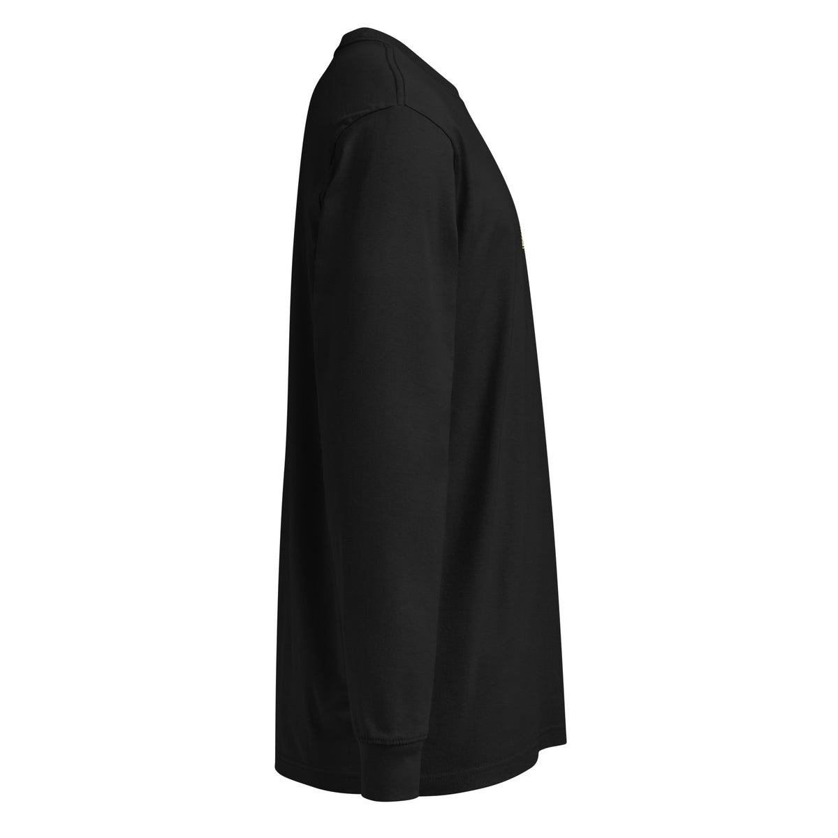 Black Kelly Clarkson long-sleeve tee, right-side view.